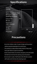 Dspiae DC-25 Static Electric Dust Removal Cloth For sanding Residues
