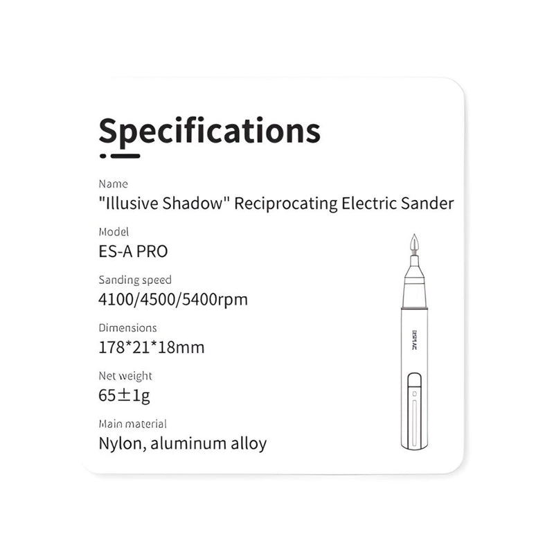 DSPIAE Illusive Shadows Reciprocating Sander (Ver. PRO)