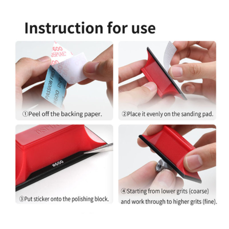 DSPIAE Self-Adhesive Sandpaper Set XSP-S01