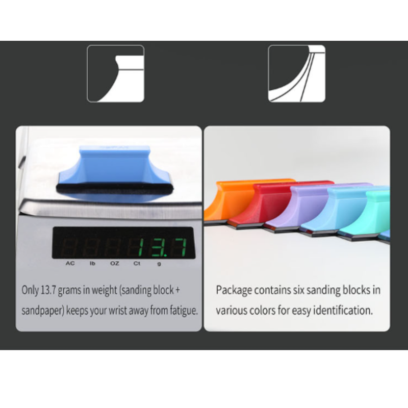 DSPIAE Self-Adhesive Sandpaper Set XSP-S01