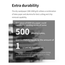 DSPIAE Self-Adhesive Sandpaper Set XSP-S01