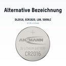 ANSMANN CR2016 litium-knappcellebatteri 3 V – 1 stk. – produktbilde 2