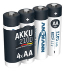 ANSMANN maxE AA 2100 mAh NiMH – 4-pakning – produktbilde 1