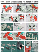 MADWORKS ETCHING PARTS -S01 HG GM/GM + WATERSLIDE DECALS