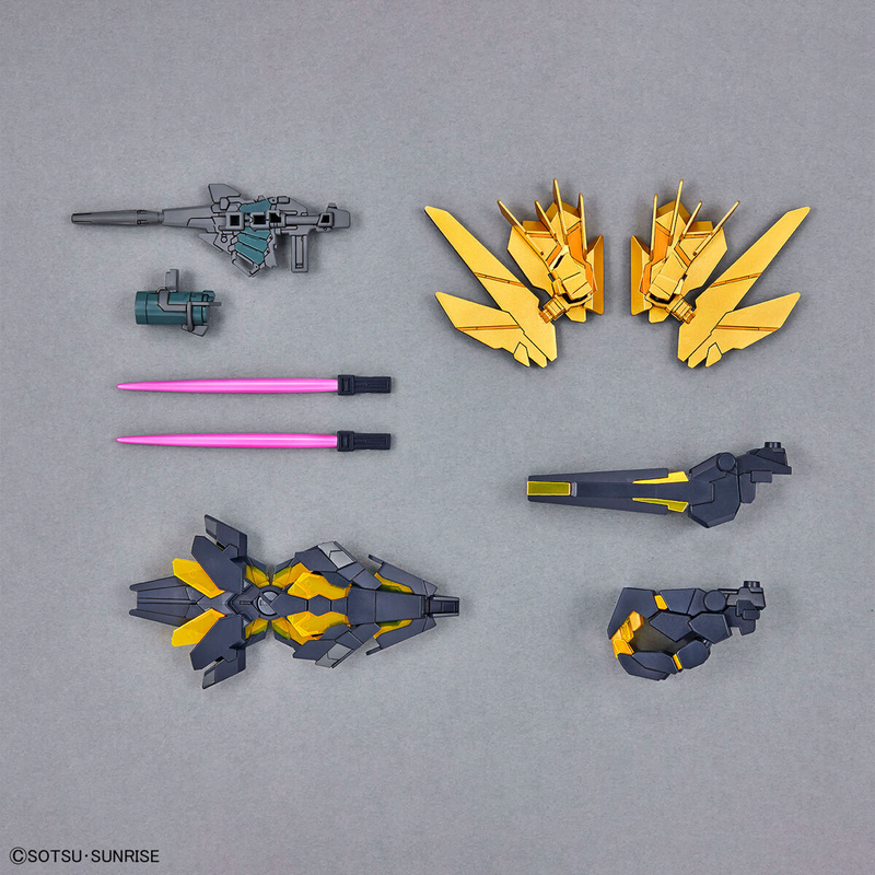 SD Gundam Cross Silhouette: Unicorn Gundam 2 Banshee (Destroy Mode) & Banshee Norn Parts Set