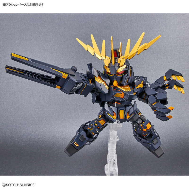 SD Gundam Cross Silhouette: Unicorn Gundam 2 Banshee (Destroy Mode) & Banshee Norn Parts Set