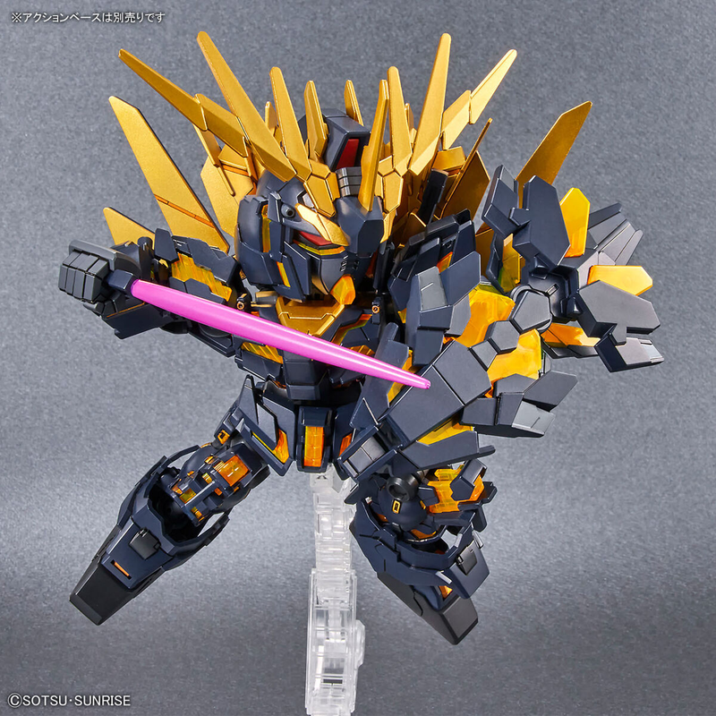 SD Gundam Cross Silhouette: Unicorn Gundam 2 Banshee (Destroy Mode) & Banshee Norn Parts Set