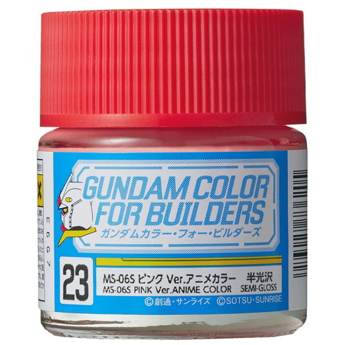 Gundam Color For Builders - MS-06s Pink Ver. Anime Color, 10ml