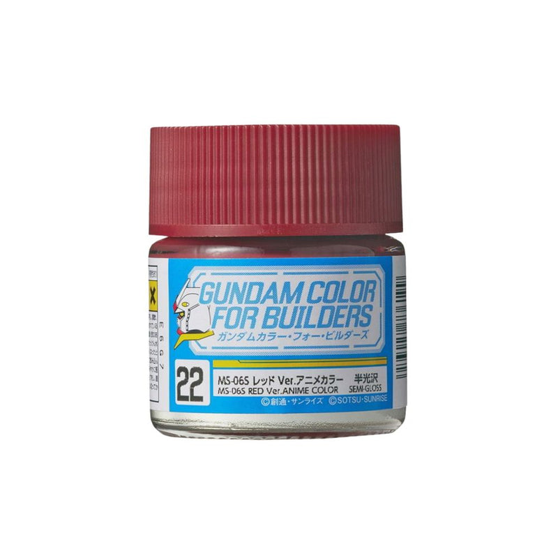 Gundam Color For Builders - MS-06s Red Ver. Anime Color, 10ml