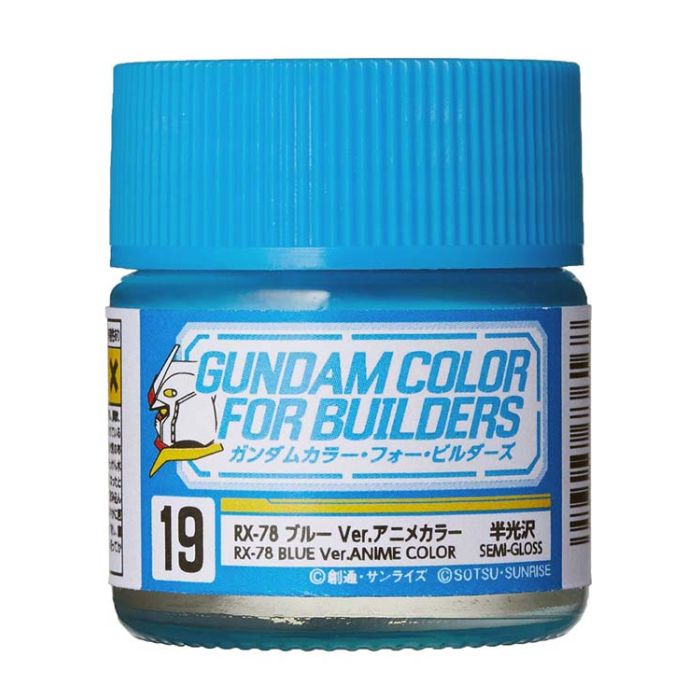 Gundam Color For Builders - Rx-78 Blue Ver. Anime Color, 10ml