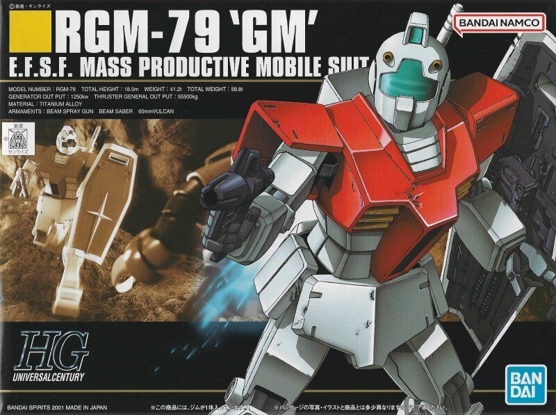 RGM-79 GM 020 HGUC 1/144 High Grade Gunpla