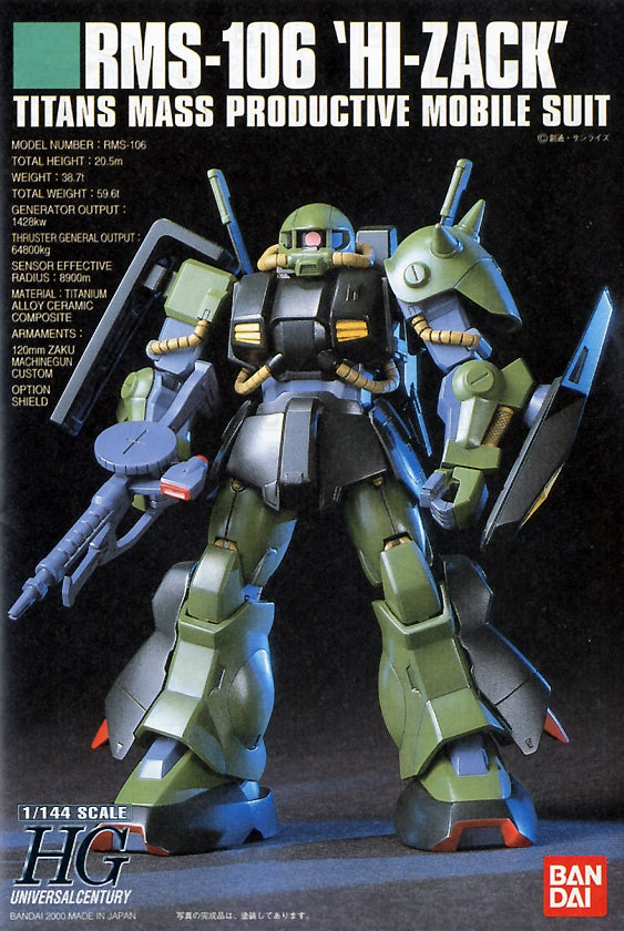 RMS-106 Hi-Zack HGUC 1/144 High Grade Gunpla