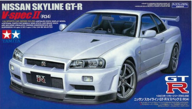Nissan R34 Skyline GT-R V-Spec II 1/24