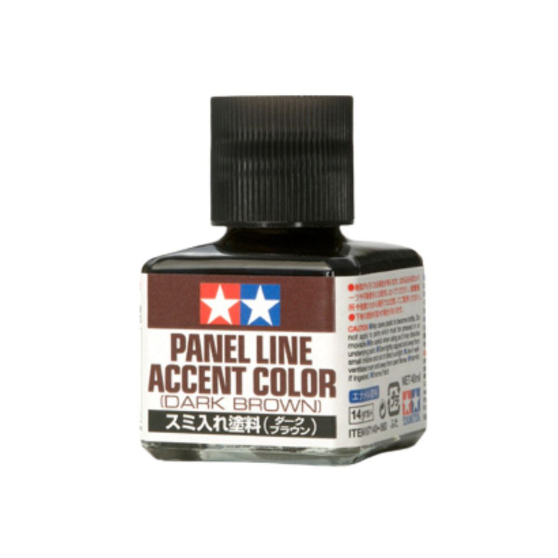Tamiya Panel Line Accent Color 40ml (Dark Brown)