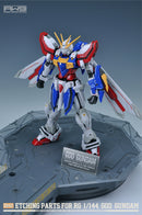 MADWORKS ETCHING PARTS -S042 GF13-017njii God Gundam + WATERSLIDE DECALS