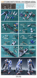 MADWORKS Etching Parts -S45- HG 1/144 Gundam Aerial(水星の魔女) + Waterslide Decals