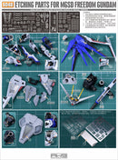 MADWORKS Etching Parts -S48- MGSD Freedom Gundam + Waterslide Decals