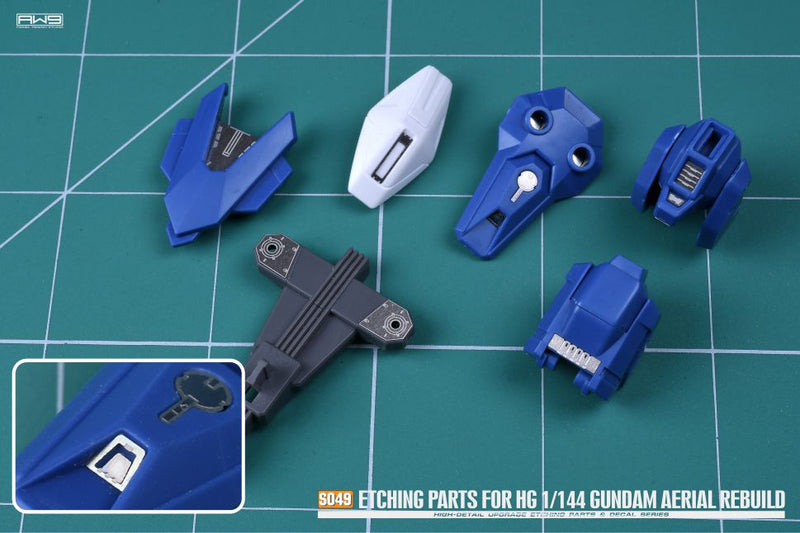 MADWORKS Etching Parts -S49- HG 1/144 Aerial Rebuild (水星の魔女) + Waterslide Decals