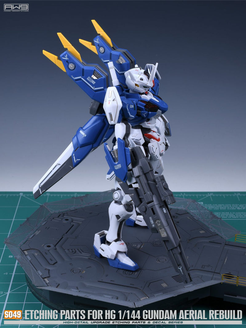MADWORKS Etching Parts -S49- HG 1/144 Aerial Rebuild (水星の魔女) + Waterslide Decals