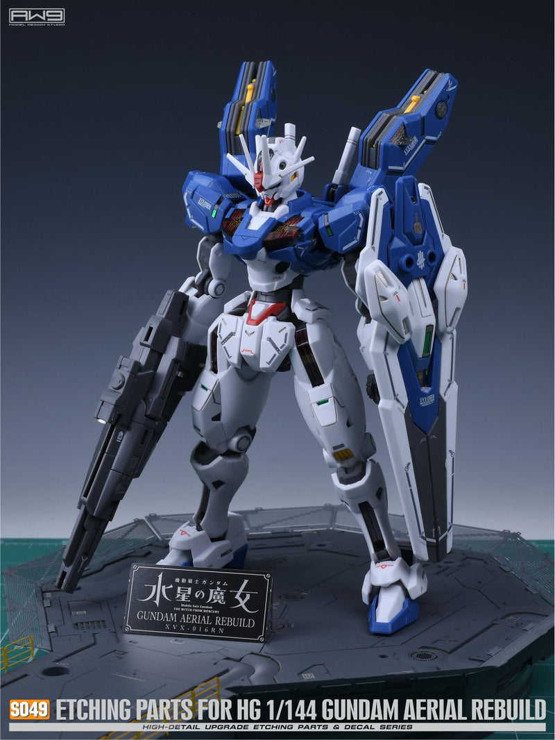 MADWORKS Etching Parts -S49- HG 1/144 Aerial Rebuild (水星の魔女) + Waterslide Decals