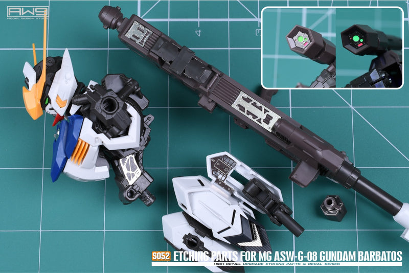 MADWORKS Etching Parts -S52- MG Gundam Barbatos + Waterslide Decals