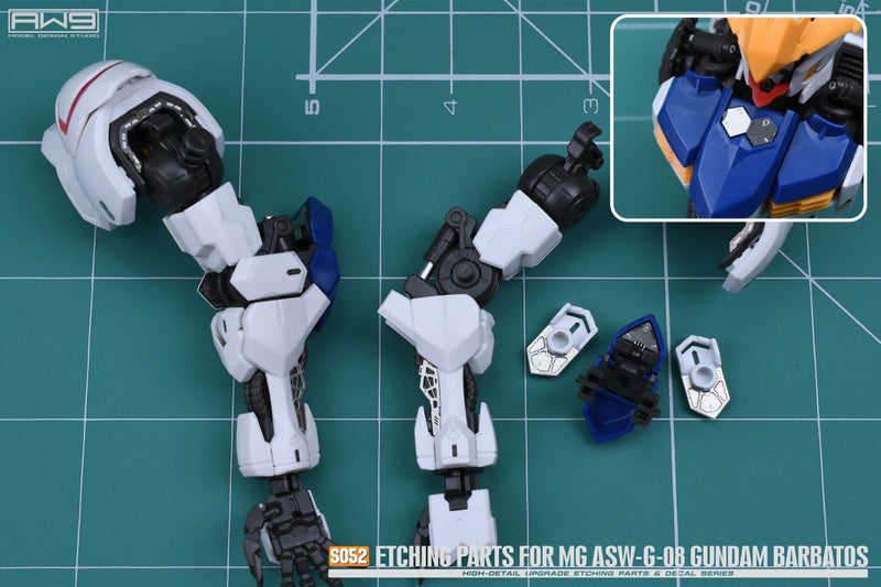 MADWORKS Etching Parts -S52- MG Gundam Barbatos + Waterslide Decals