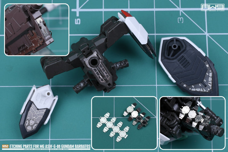 MADWORKS Etching Parts -S52- MG Gundam Barbatos + Waterslide Decals