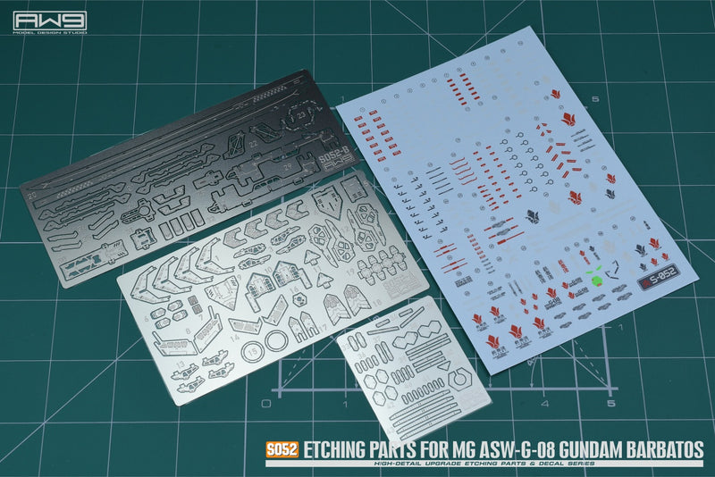 MADWORKS Etching Parts -S52- MG Gundam Barbatos + Waterslide Decals