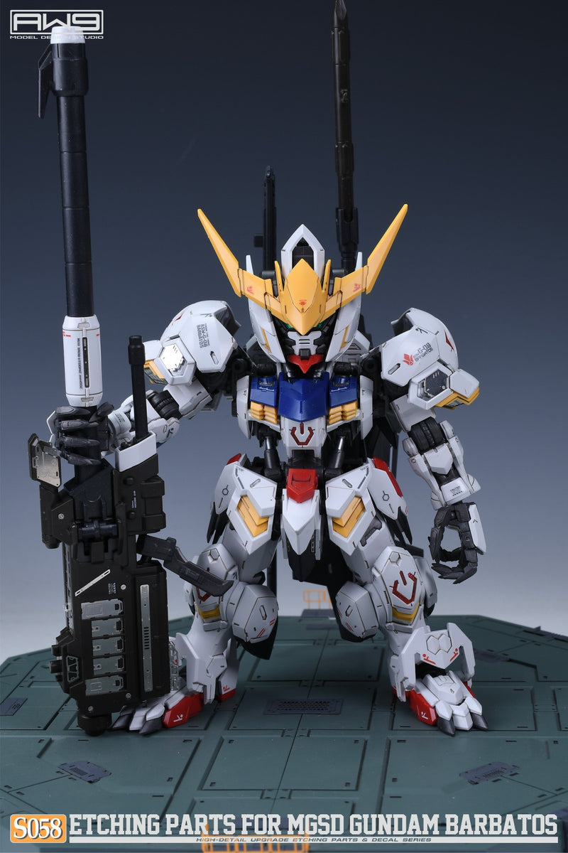 MADWORKS Etching Parts -S58- MGSD Gundam Barbatos + Waterslide Decals