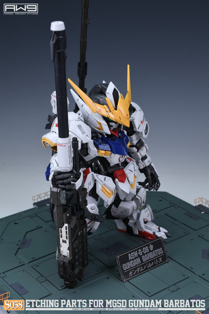 MADWORKS Etching Parts -S58- MGSD Gundam Barbatos + Waterslide Decals