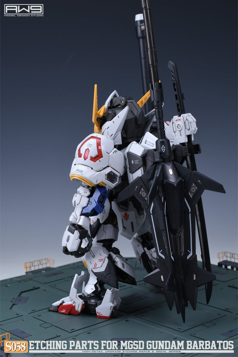 MADWORKS Etching Parts -S58- MGSD Gundam Barbatos + Waterslide Decals