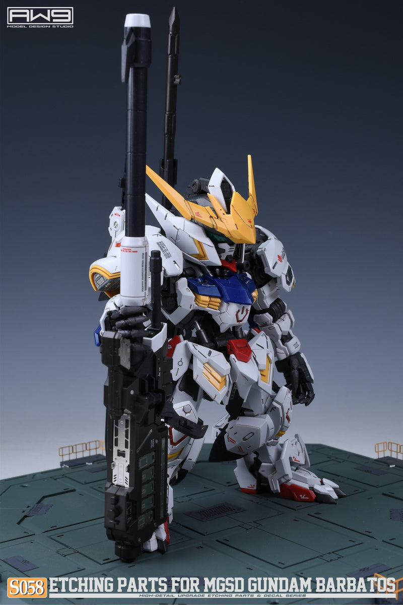 MADWORKS Etching Parts -S58- MGSD Gundam Barbatos + Waterslide Decals
