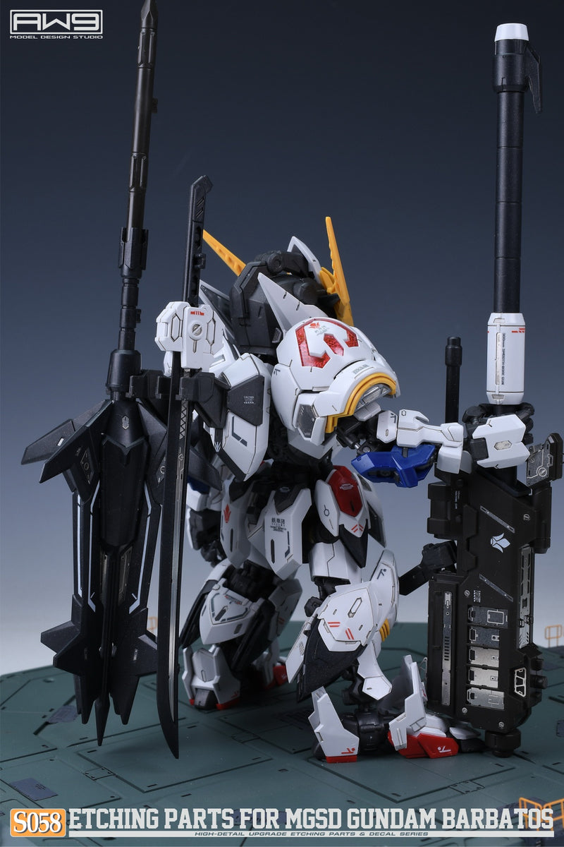 MADWORKS Etching Parts -S58- MGSD Gundam Barbatos + Waterslide Decals