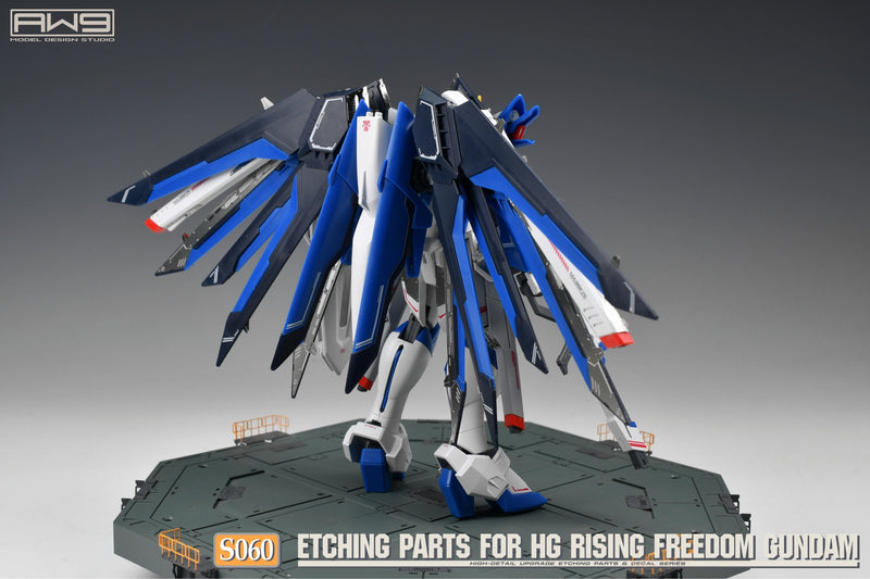 MADWORKS Etching Parts -S60- HG Rising Freedom Gundam  + Waterslide Decals
