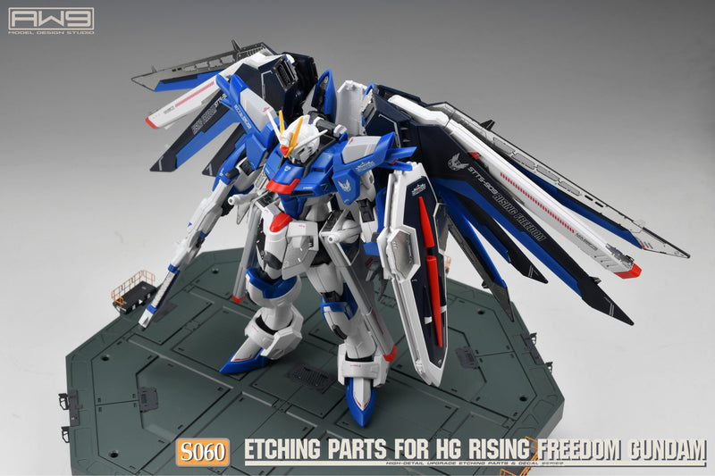 MADWORKS Etching Parts -S60- HG Rising Freedom Gundam  + Waterslide Decals