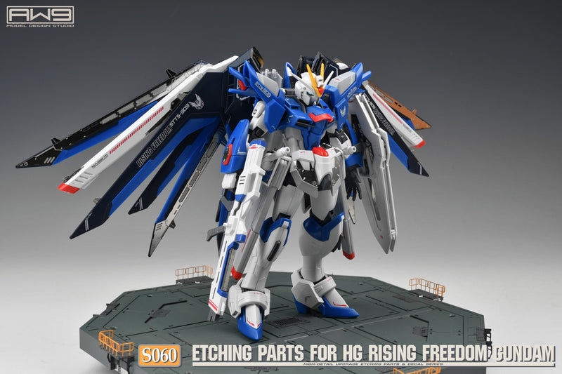 MADWORKS Etching Parts -S60- HG Rising Freedom Gundam  + Waterslide Decals