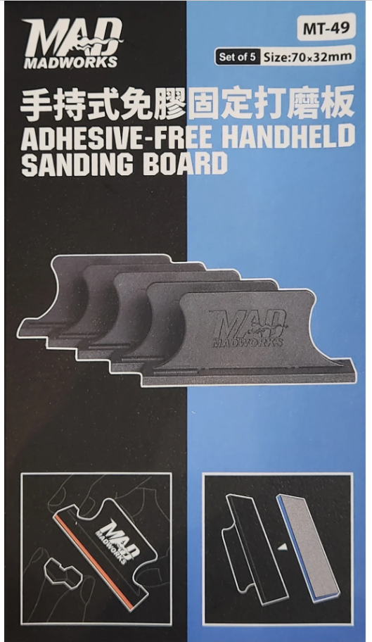 Madworks Adhesive-free Handheld Sanding Board