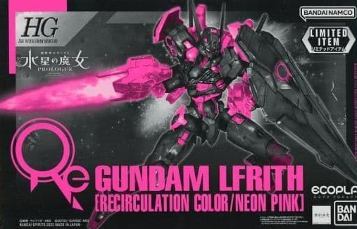 Ecopla - Gundam Lfrith Recirculation Color Neon Pink HG  1/144 High Grade Gunpla