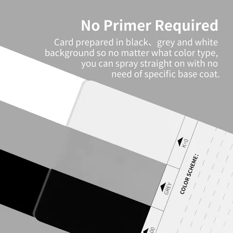 DSPIAE Model Paint Test Card