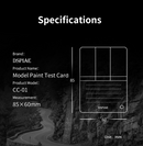 DSPIAE Model Paint Test Card