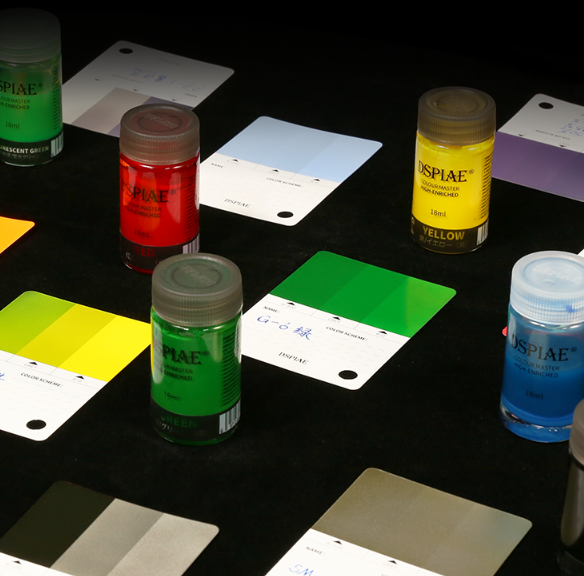 DSPIAE Model Paint Test Card