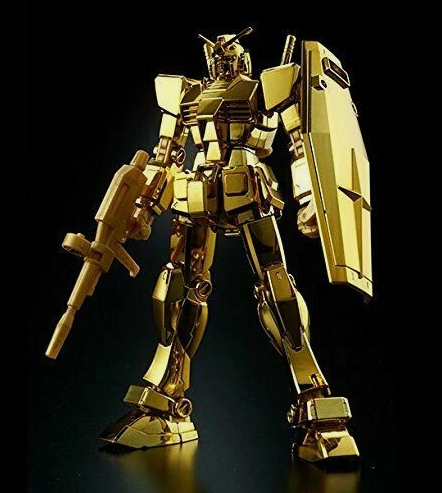 Gundam RX-78-2 Gold Coating HG 1/144 The Gundam Base Limited set