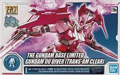 Gundam 00 Diver [Trans-Am Clear] HG 1/144 The Gundam Base Limited