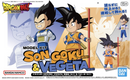 Son Goku(Mini) & Vegeta(Mini)- Dragon ball DAIMA model kit