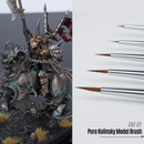 Grandarts x Madworks ProModel Pure Kolinsky Model Brush (Deluxe Pointed Brush Set)