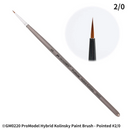 GrandArts x Madworks ProModel Hybrid Kolinsky Paint Brush Set - Pointed (GM-02)