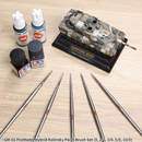 GrandArts x Madworks ProModel Hybrid Kolinsky Paint Brush Set - Pointed (GM-02)