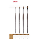 GrandArts x Madworks ProModel Synthetic Paint Brush Set - FLAT (GM-20)