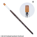 GrandArts x Madworks ProModel Synthetic Paint Brush Set - FLAT (GM-20)