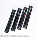 GrandArts x Madworks ProModel Synthetic Paint Brush Set - FLAT (GM-20)